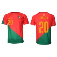 Koszulka piłkarska Portugalia Joao Cancelo #20 Strój Domowy MŚ 2022 tanio Krótki Rękaw